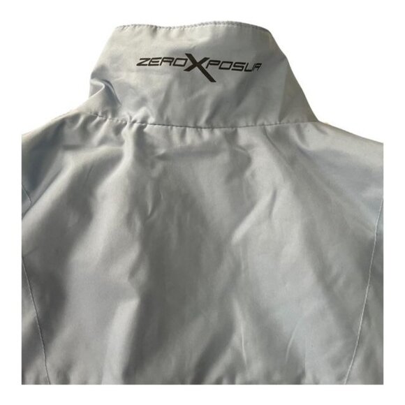 ZeroXposur Women’s XL Light Blue Full-Zip Windbreaker Jacket - Picture 10 of 12